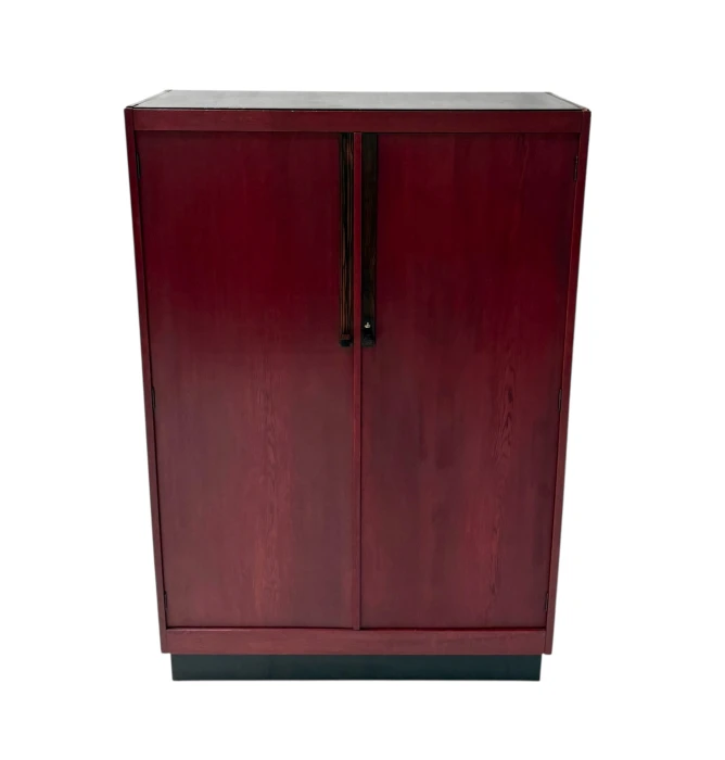 Art Deco Modernist Armoire by A.H. Jansen for L.O.V. Oosterbeek, 1920s 2